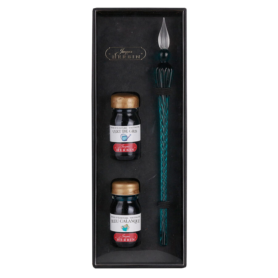 Glass nib and ink sets