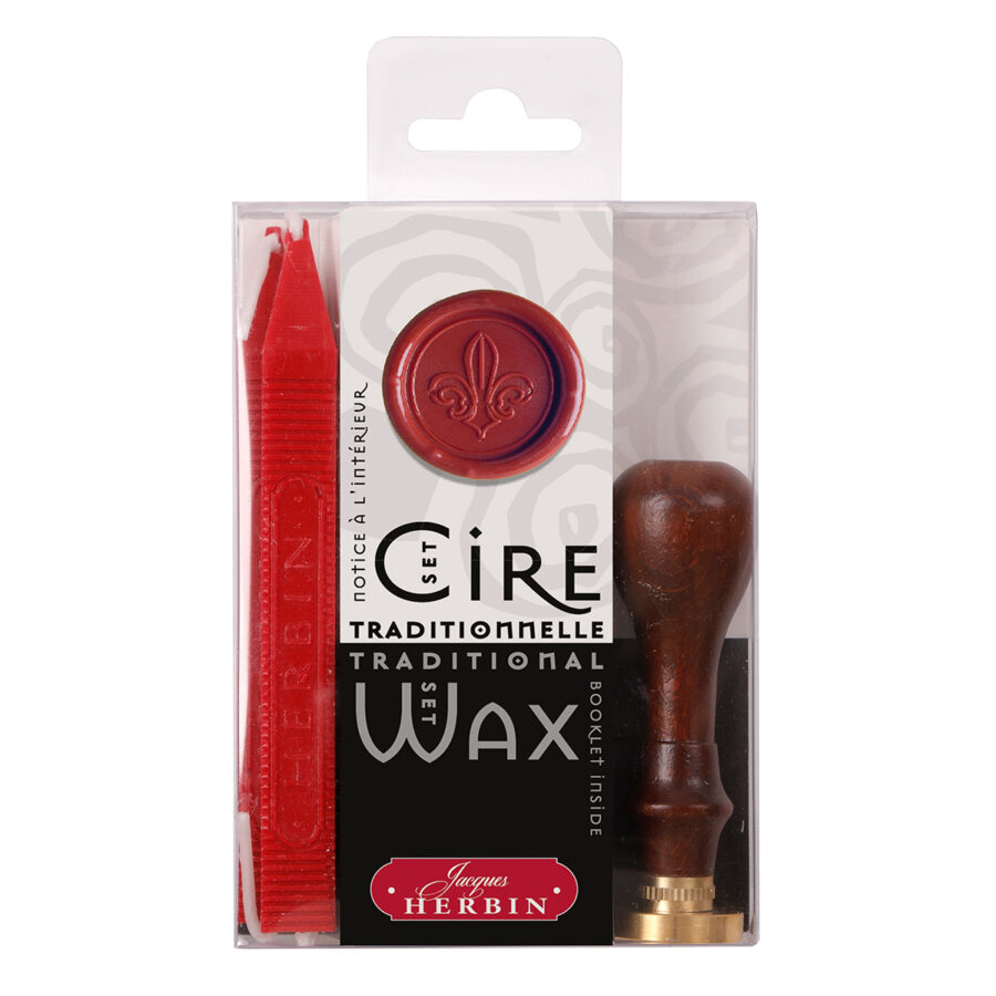 Traditional wax set with seal