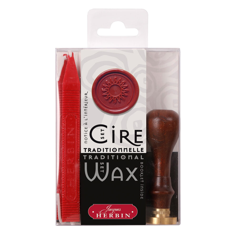 Traditional wax set with seal